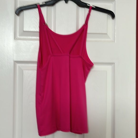 NWT Rae Dunn hot pink tank top pj top size small - Picture 2 of 7